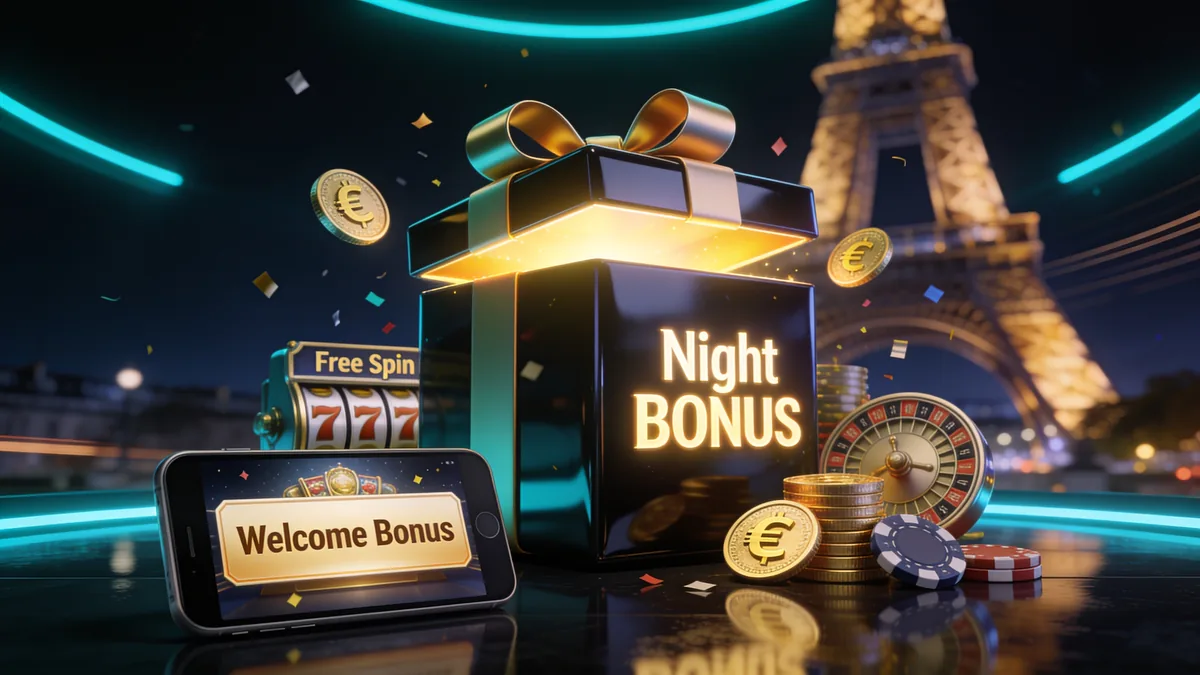 night casino en France — Bonus de bienvenue Night Casino